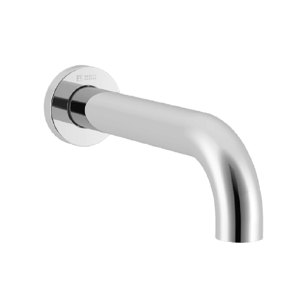 Abey Lucia Curved Bath/Basin Spout, 200mm, Chrome, 3S-C200