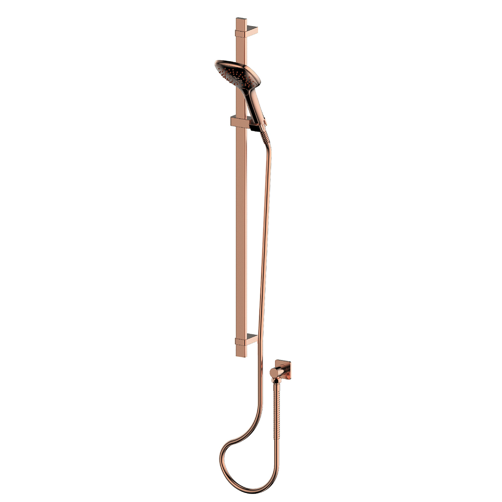 Greens Skyla Airflo Rail Shower, PVD Brushed Copper, 186000BC