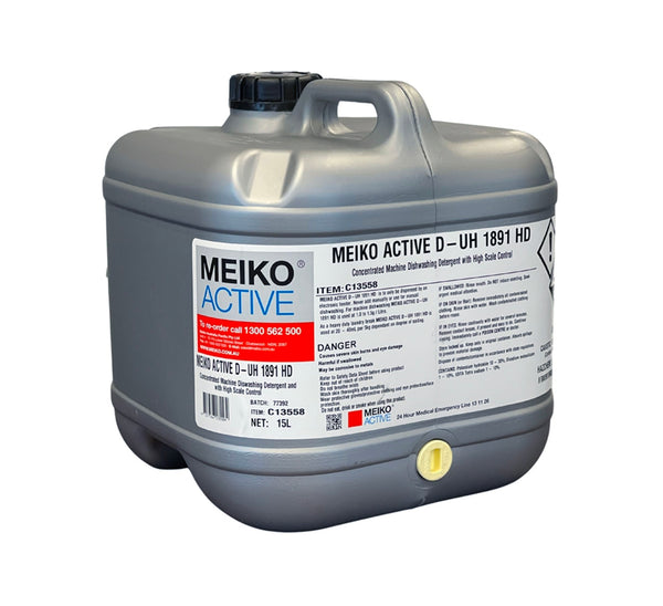 MEIKO Active D-UH 1891 HD Dishwasher Detergent (1 x 15 Litre Bottle) - Special Order