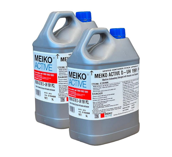 MEIKO ACTIVE D-UH 1991 PCL Dishwasher Detergent (2 x 5 Litre Bottles) - Special Order