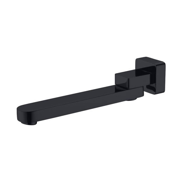 Nero NR207MB Bianca Swivel Bath Outlet - Matte Black