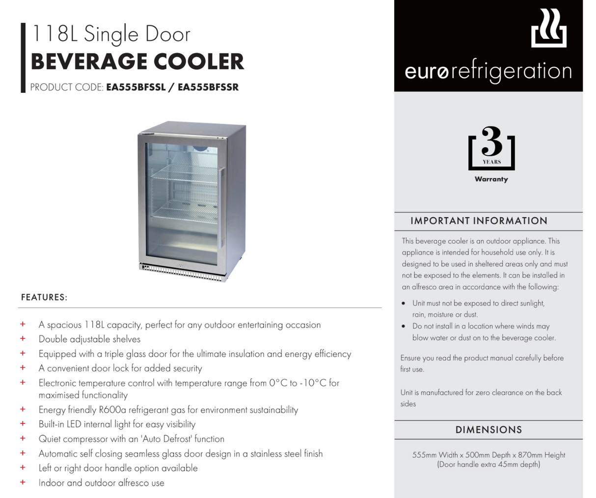 Euro Appliances EA05 Alfresco Cooking Package - Special Order