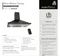 Euro Appliances EBB900BK3R 90cm Black Finish Alfresco Canopy with Remote - 1000m3/hr