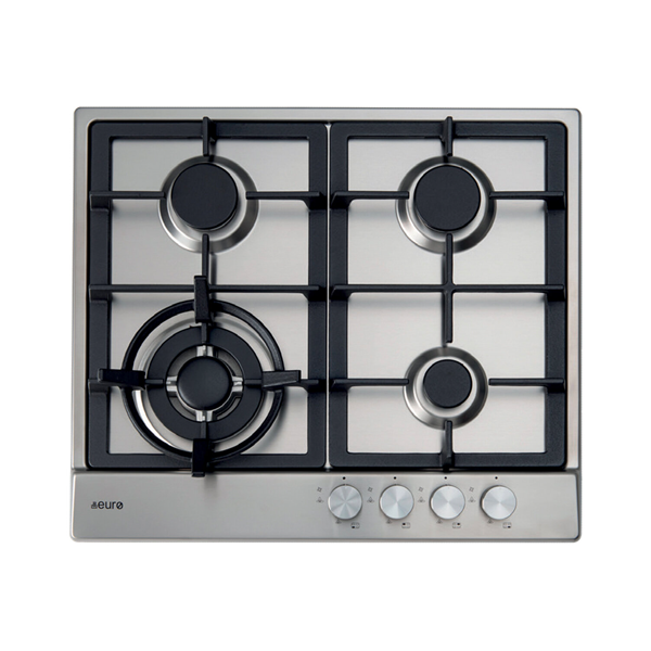 Euro Appliances ECT60WCX 60cm Stainless Steel Natural Gas Cooktop