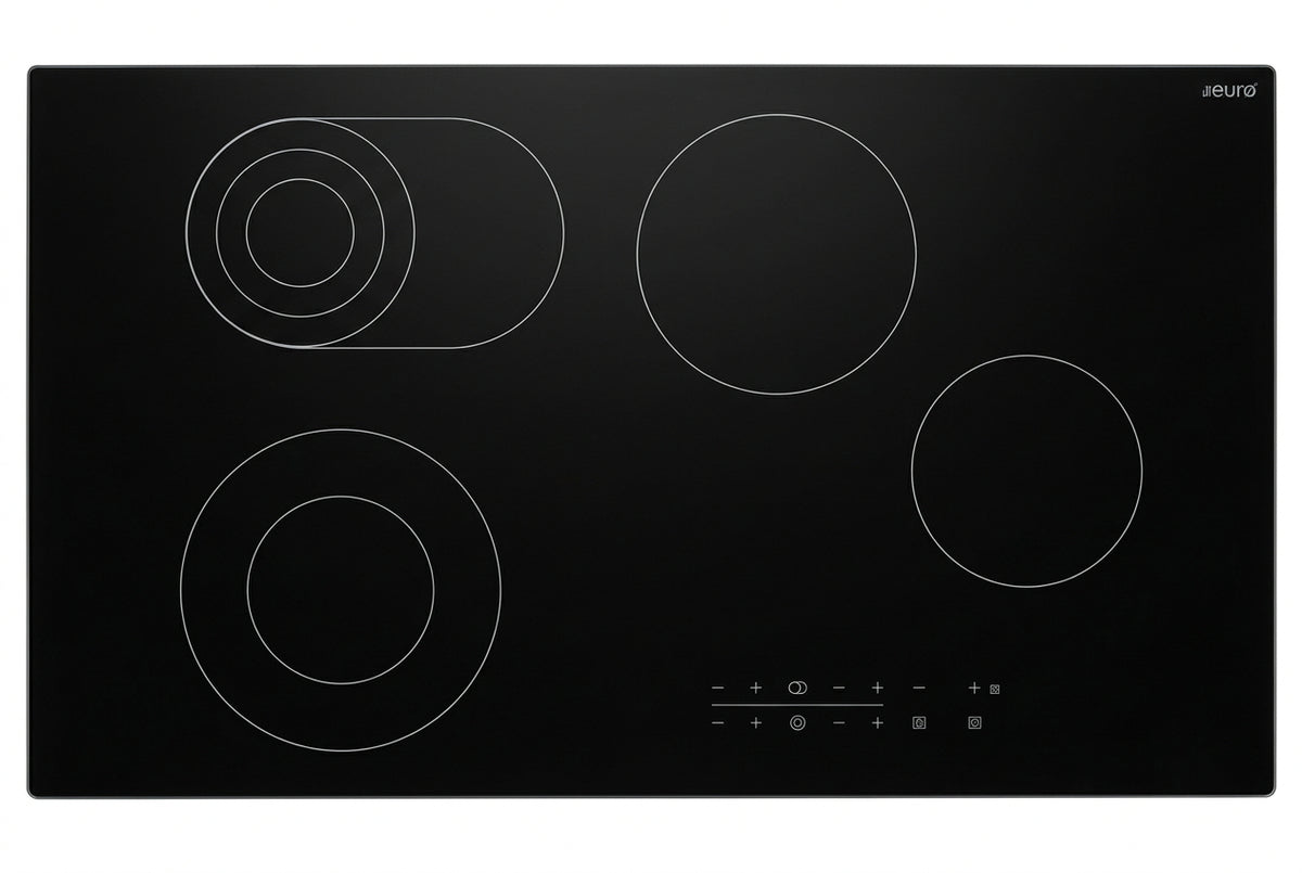 Euro Appliances Ect900C6 90Cm Electric Cooktop - Special Order Ceramic
