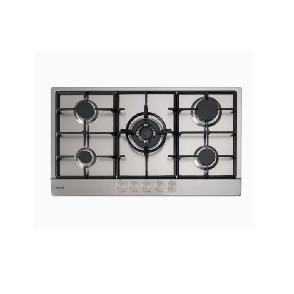 Euro Appliances ECT900GX2 90cm Stainless Steel Gas Cooktop