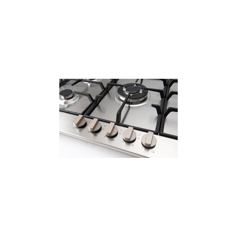 Euro Appliances Ect900Gx 90Cm Stainless Steel Gas Cooktop