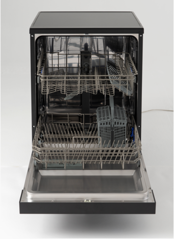 Euro Appliances ED614BK 60cm Black Finish Dishwasher