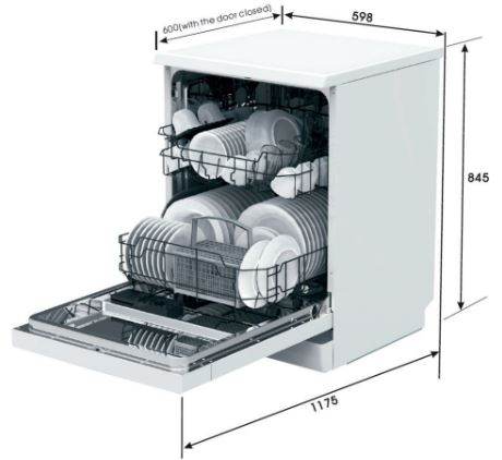 Euro Appliances Edv604Ss Stainless Steel Dishwasher Standard