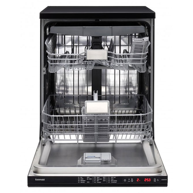 Euromaid Edwb16G Black Glass European Made Dishwasher Standard