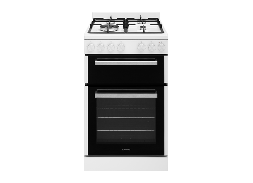 Euromaid EFS54FC-DGW 54cm White Gas Freestanding Stove