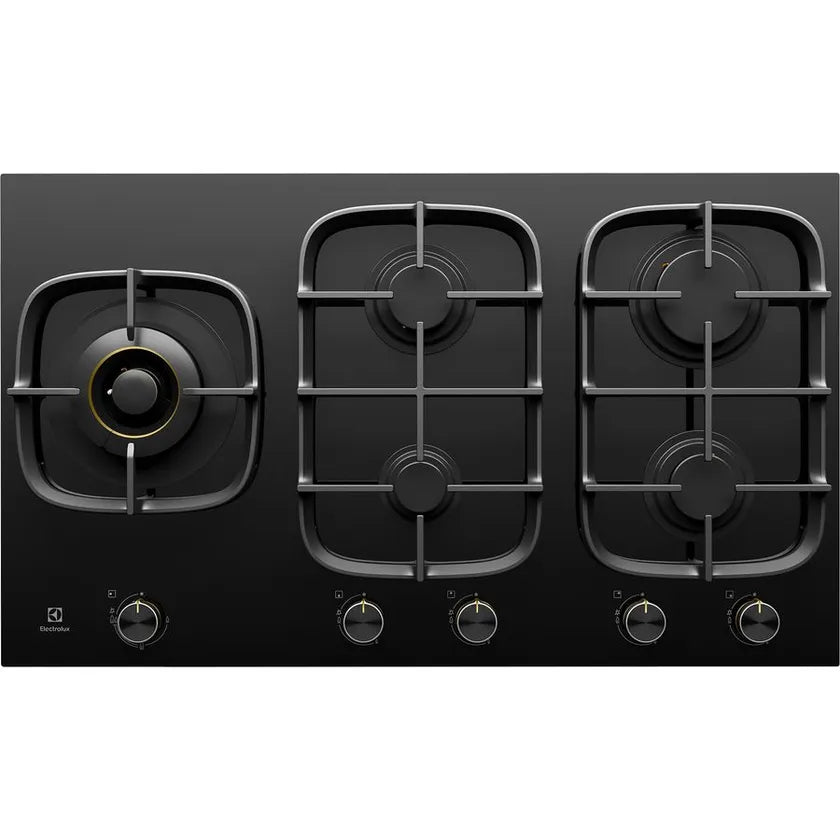 Electrolux EHG955BE 90cm Gas on Glass Cooktop - Electrolux Factory Seconds