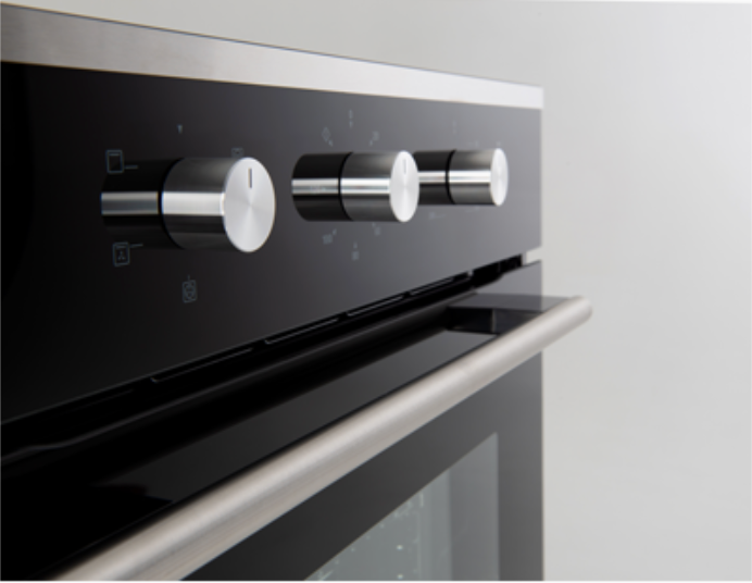 Euro Appliances Eo604Sx Black Glass Electric Oven Oven