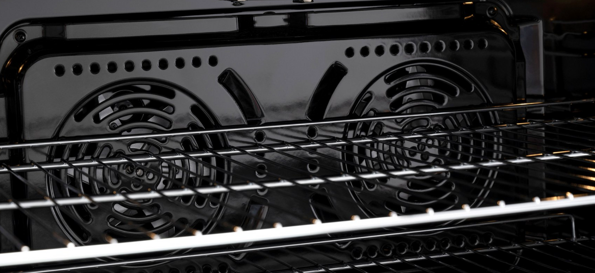Euro Appliances EO90FSDPSX 90cm Freestanding Dual Fuel Stainless Steel Stove - Special Order