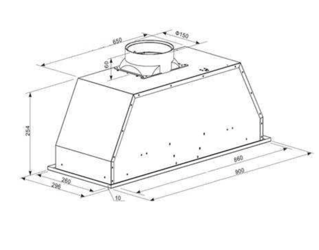 Euro Appliances EP900UMS 90cm Stainless Steel Undermount Rangehood Replacement
