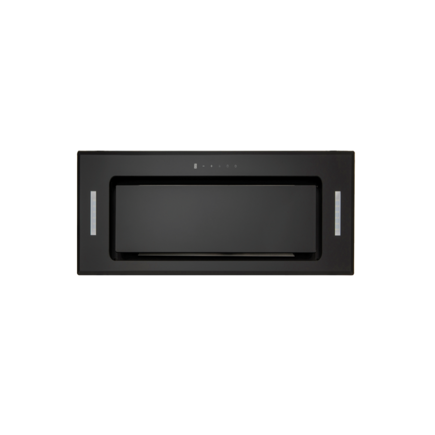 Euro Appliances ER52UMBG 52cm Black Glass Undermount Rangehood - Special Order