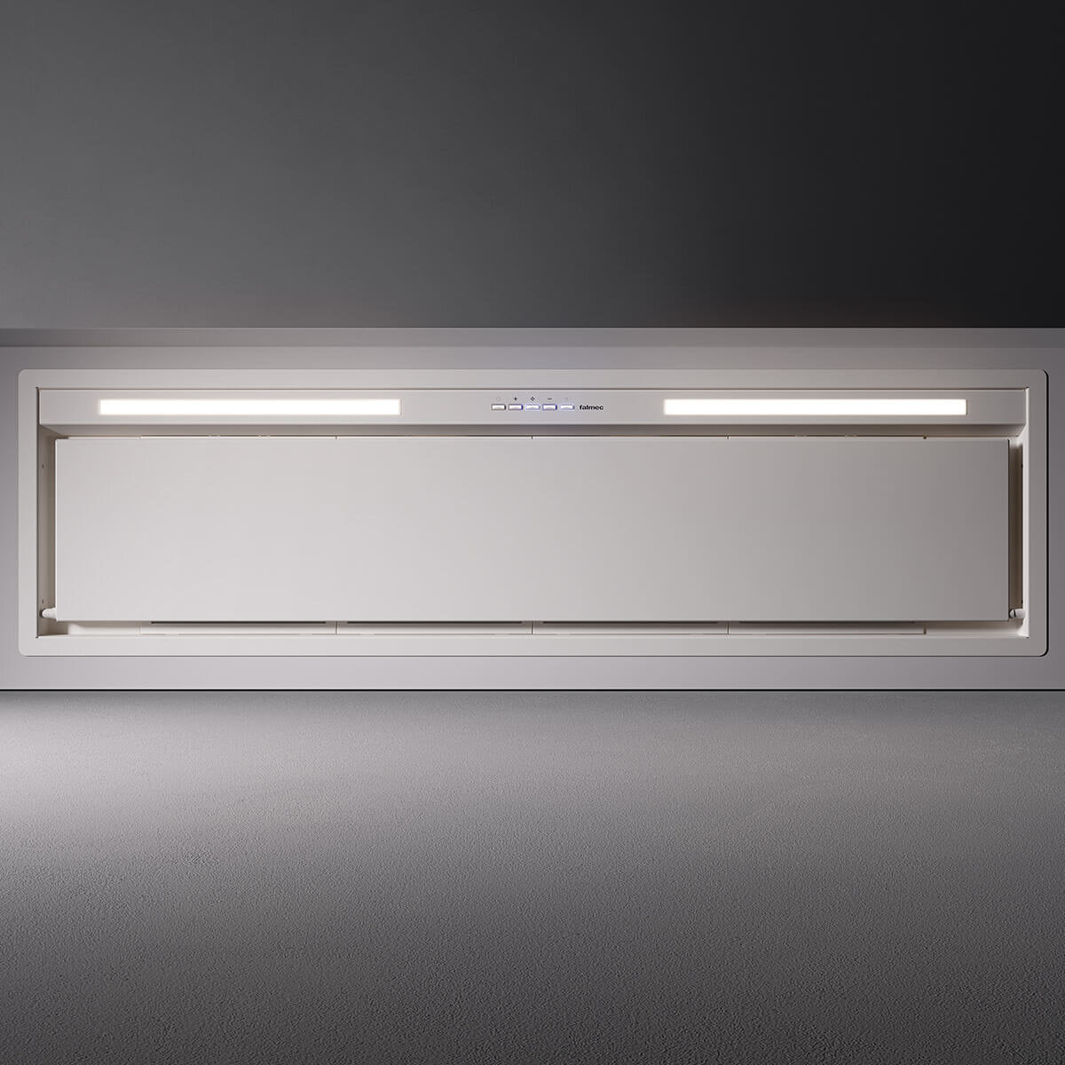 Falmec F3GI10W2 105cm Gruppo Incasso Concealed Rangehood, Stainless White, 800m3