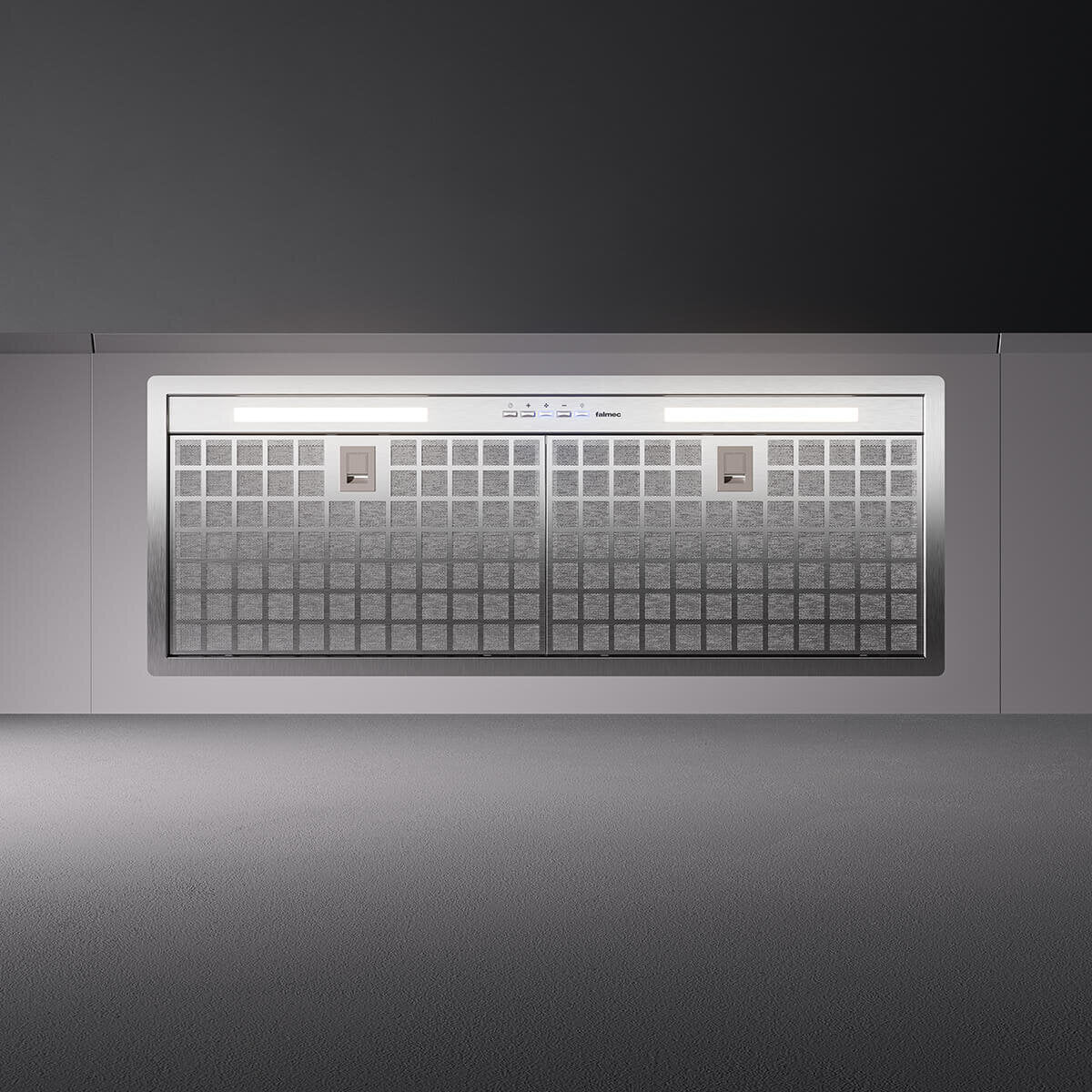 Falmec F3GN80S2 80cm Gruppo Incasso Plus NRS Undermount Rangehood, Stainless Steel, 800m3