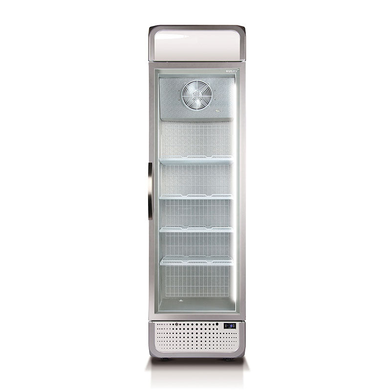 Husky 364L Single Glass Door Commercial Freezer in White F5PRO-H-WH-AUHU
