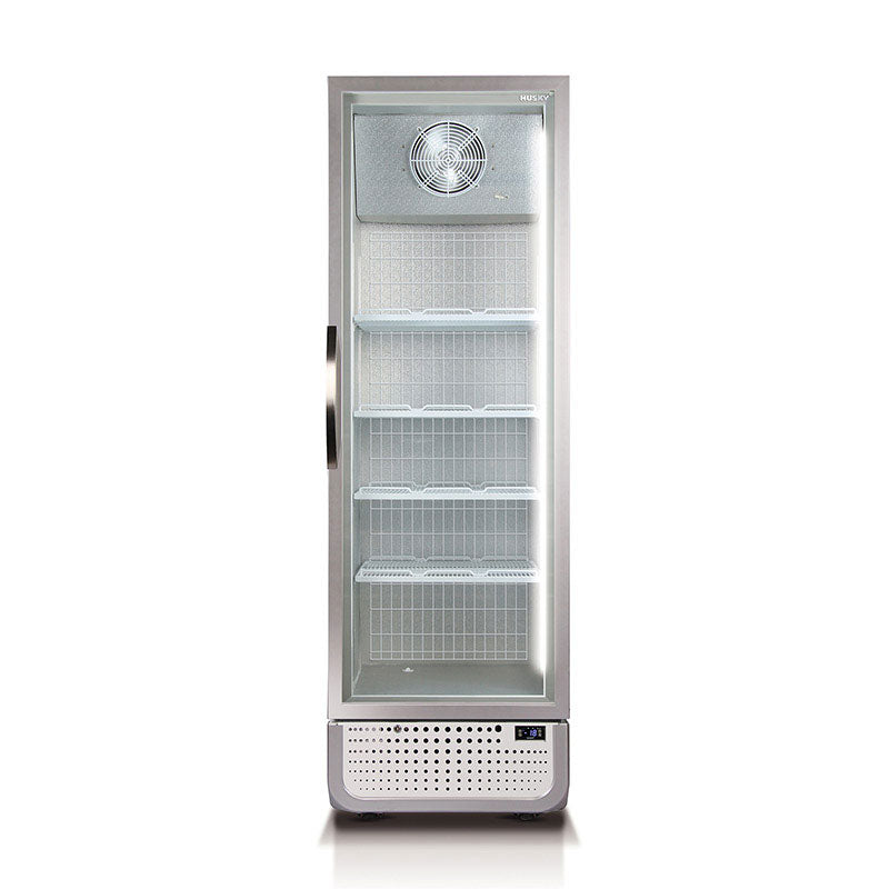 Husky 364L Single Glass Door Commercial Freezer in White F5PRO-H-WH-AUHU