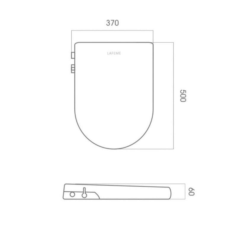 Lafeme Una Non-Electric Bidet Seat