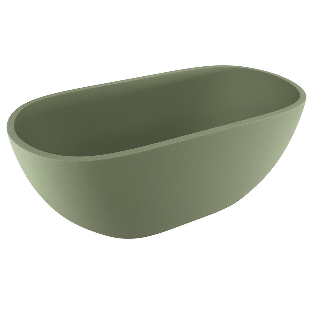 Fienza FC12SG Jada Concrete Bath, Sage