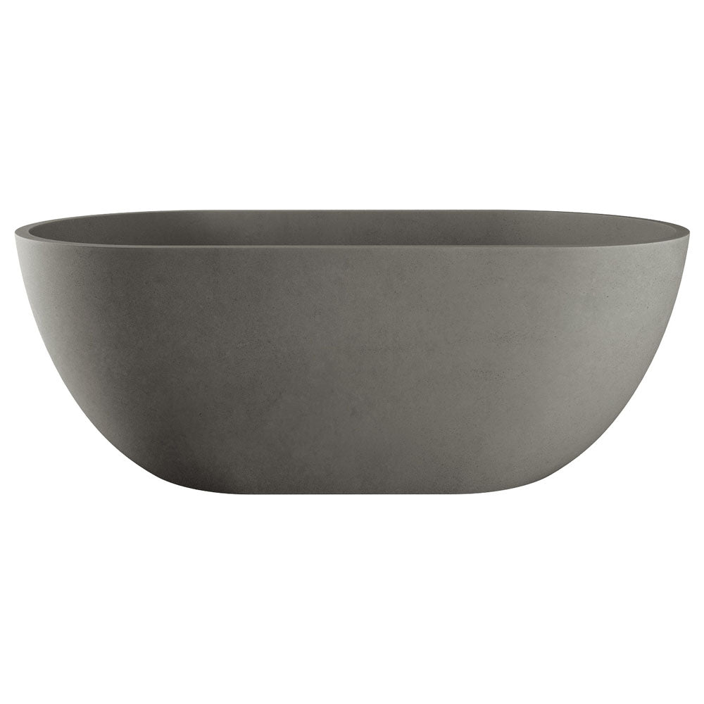 Fienza FC12 Jada Concrete Bath, Warm Grey