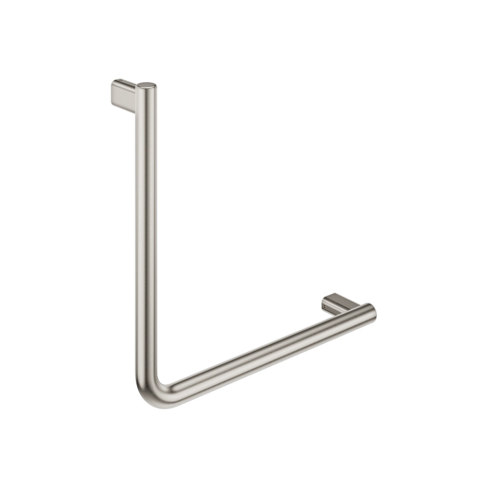 Fienza FC4545BN 90° Care Slimline Ambulant Care Hand Grab Rail, Brushed Nickel