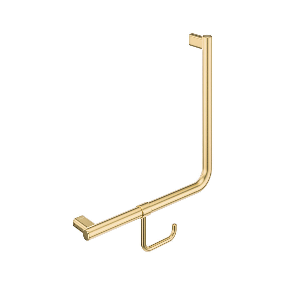 Fienza FC4545UB 90° Care Slimline Ambulant Care Hand Grab Rail, Urban Brass