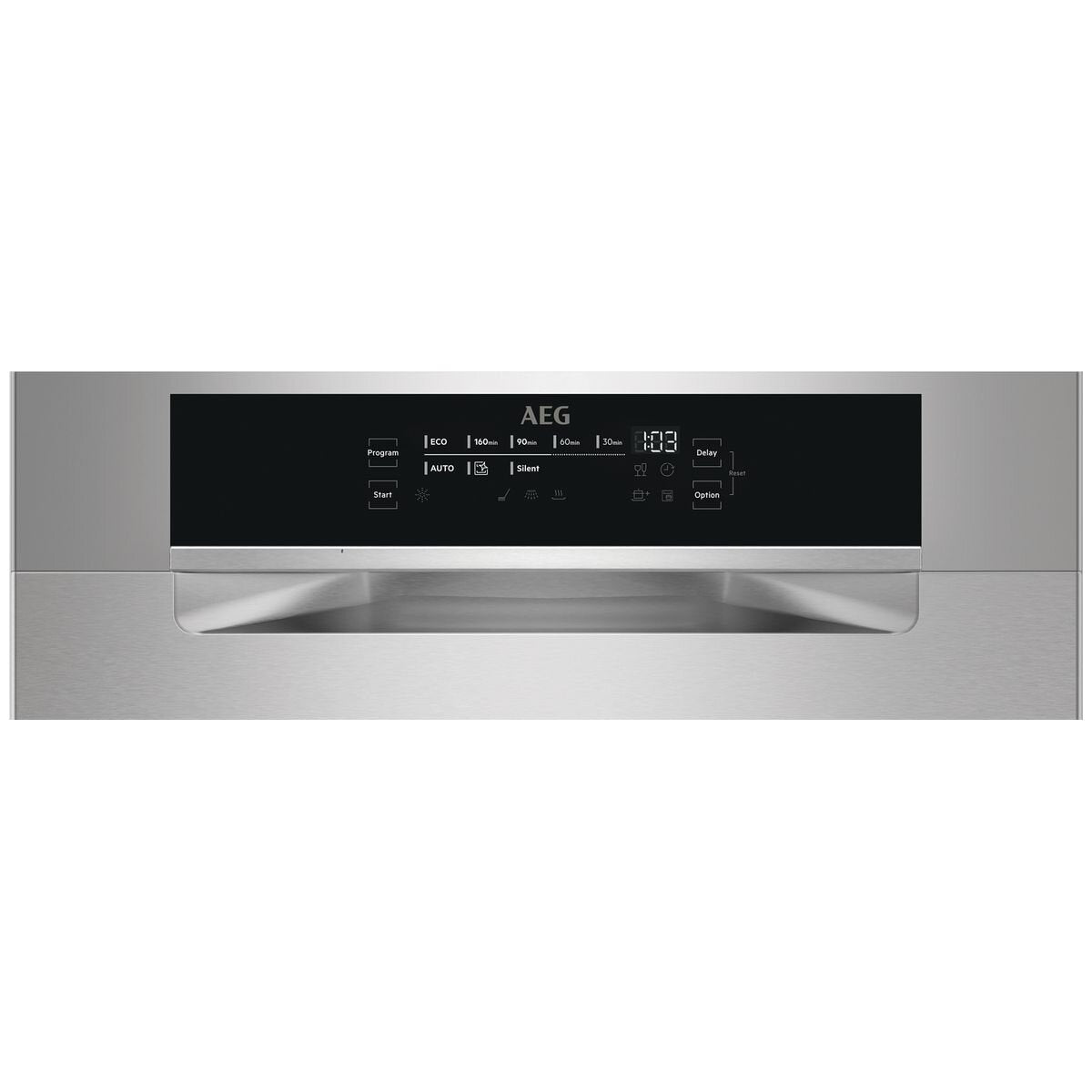 AEG FFE73600PM 60cm Built-Under Stainless Steel Dishwasher - Factory Seconds