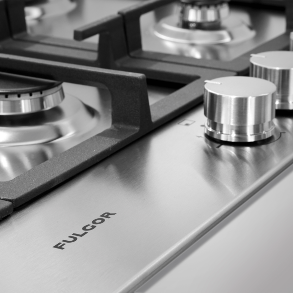Fulgor FGP9501X 90cm Gas Cooktop, Stainless Steel