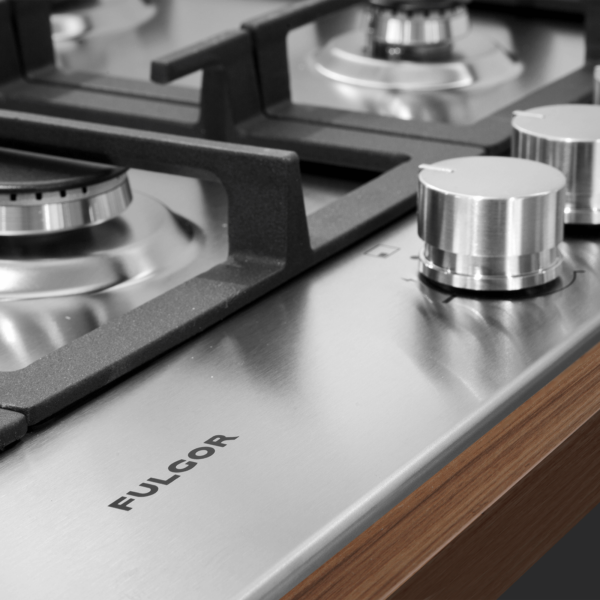 Fulgor FGP6401X 60cm Gas Cooktop, Stainless Steel