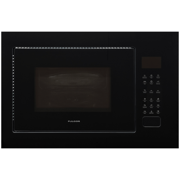Fulgor FM625BV 60cm Built-In Microwave, Black Glass