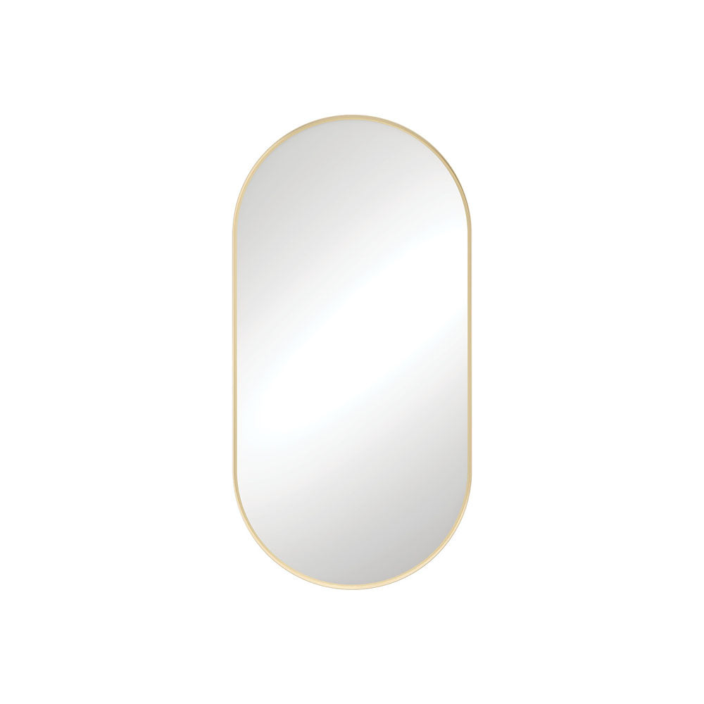 Fienza FMP4590UB Empire Urban Brass Framed Mirror, 450 x 900mm