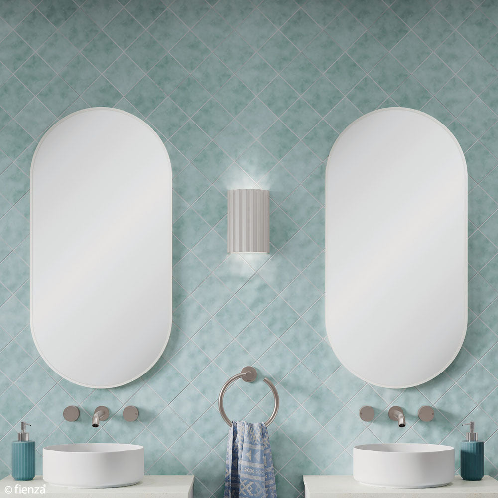Fienza FMP60120W Empire Matte White Framed Mirror, 600 x 1200mm