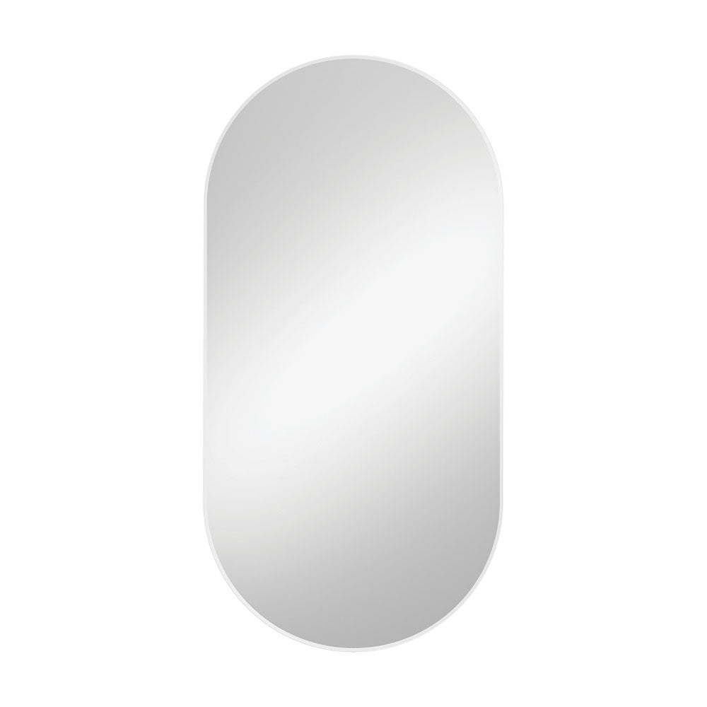 Fienza FMP60120W Empire Matte White Framed Mirror, 600 x 1200mm