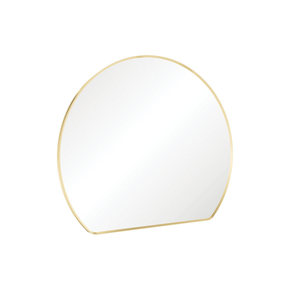 Fienza FMSR80UB Sunrise Urban Brass Round Framed Mirror, 800 x 690
