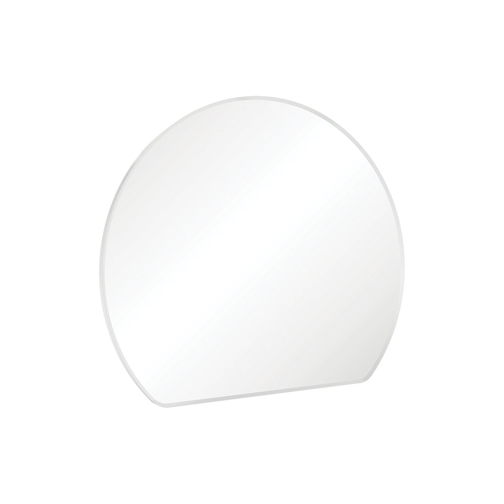 Fienza FMSR80W Sunrise Matte White Round Framed Mirror, 800 x 690