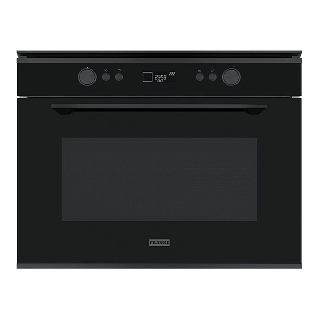 Franke FMY45MWBK Mythos 45cm Black Glass Microwave Combi Oven