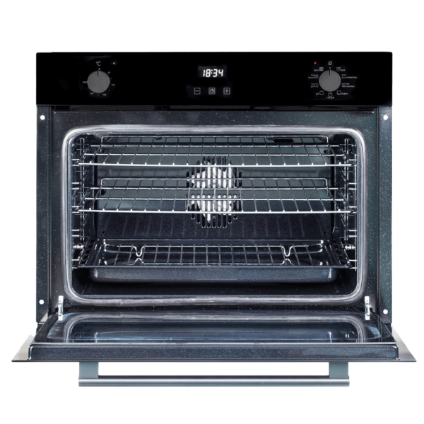 Fulgor FO759BV 75cm Built-In Electric Oven, Black Glass