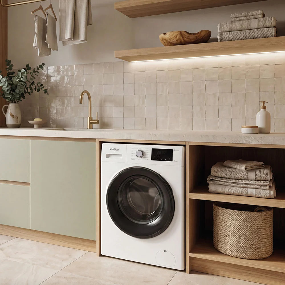 Whirlpool FWRB8012IW 8kg Front Load Washing Machine - Ex Demo