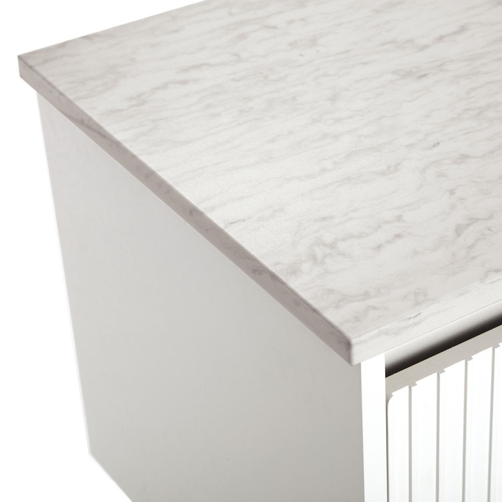 Fienza 511-105 Polar Sacco Stone 1500mm (No Tap Hole)