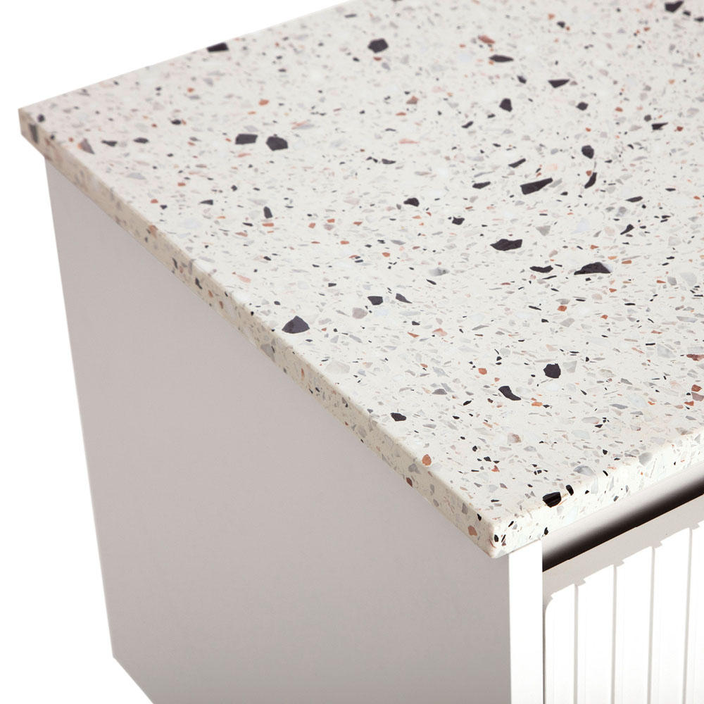 Fienza 510-105 Terrazzo Nougat Stone 1500mm (No Tap Hole)