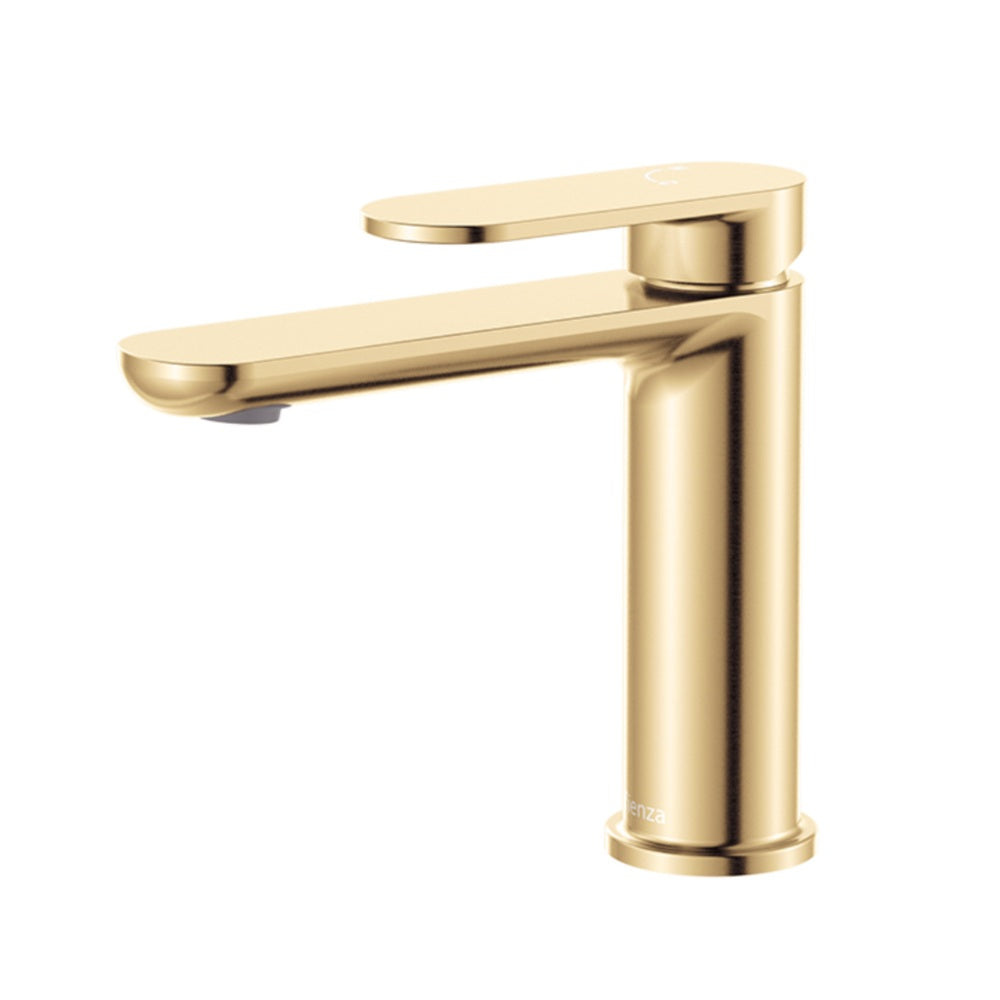 Fienza 234103UB-LF Empire Slim Basin Mixer, Cold Start, Lead Free, Urban Brass