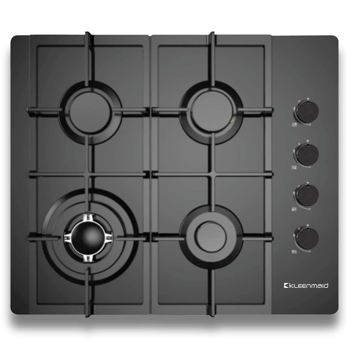 Kleenmaid GCTK6012MCOM Full Black 60cm Gas Cooktop