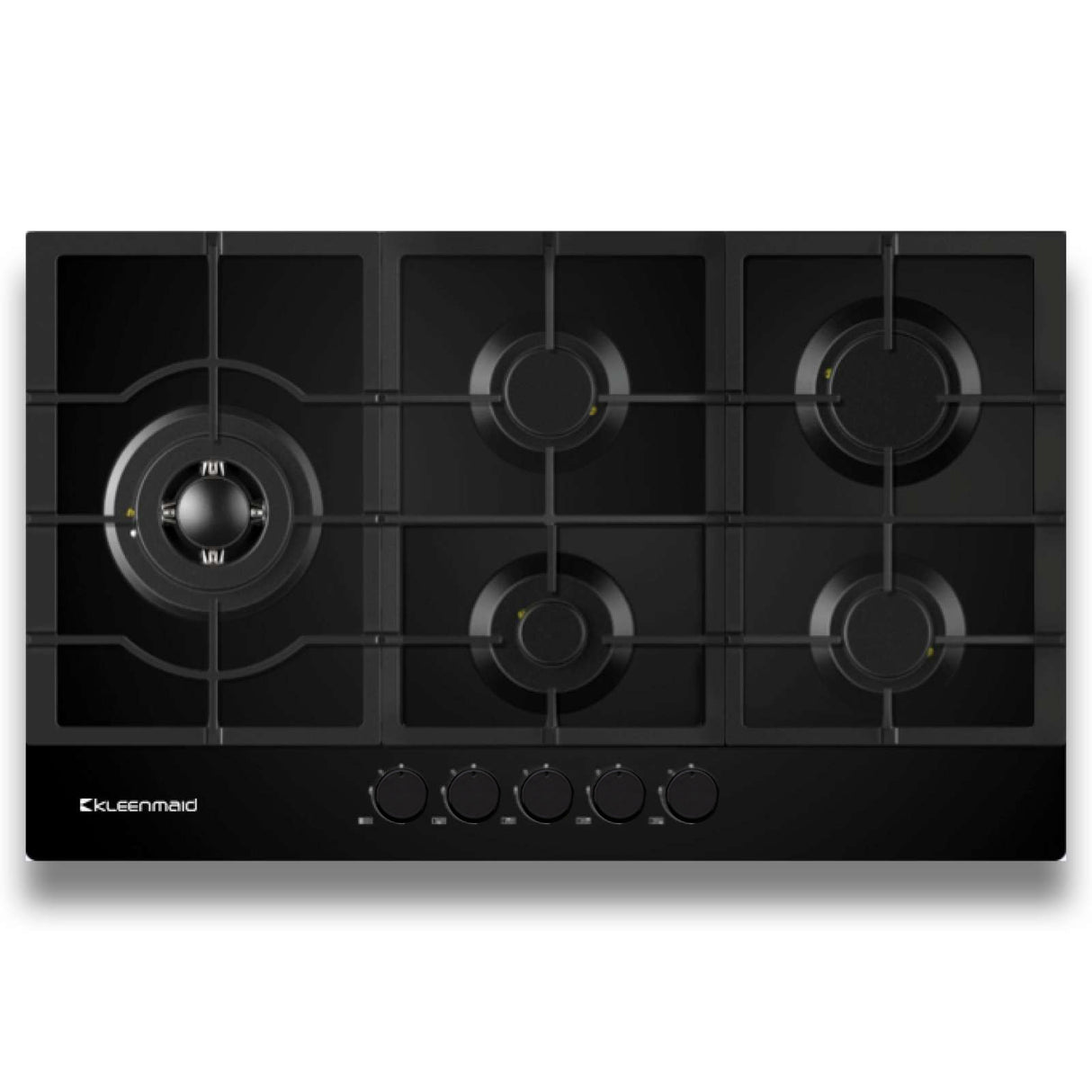 Kleenmaid GCTK9012MCOM Full Black 90cm Black Glass Cooktop