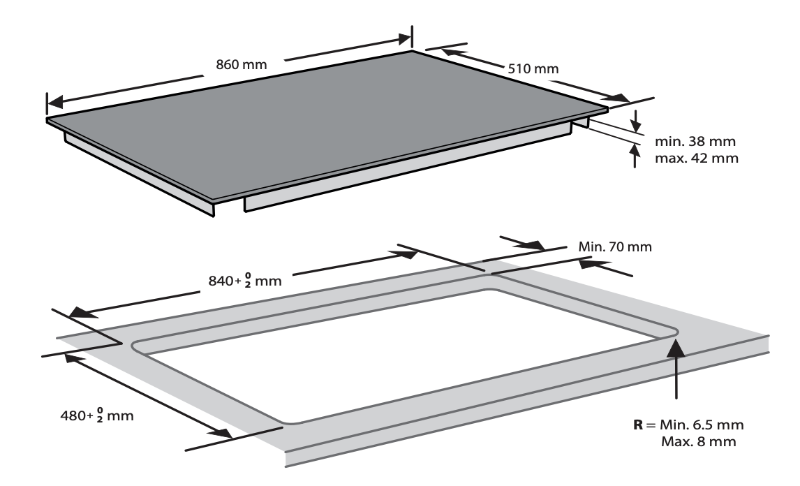 Whirlpool GMWL958IXLAUS 90cm 5 Burner Gas Cooktop In Stainless Steel