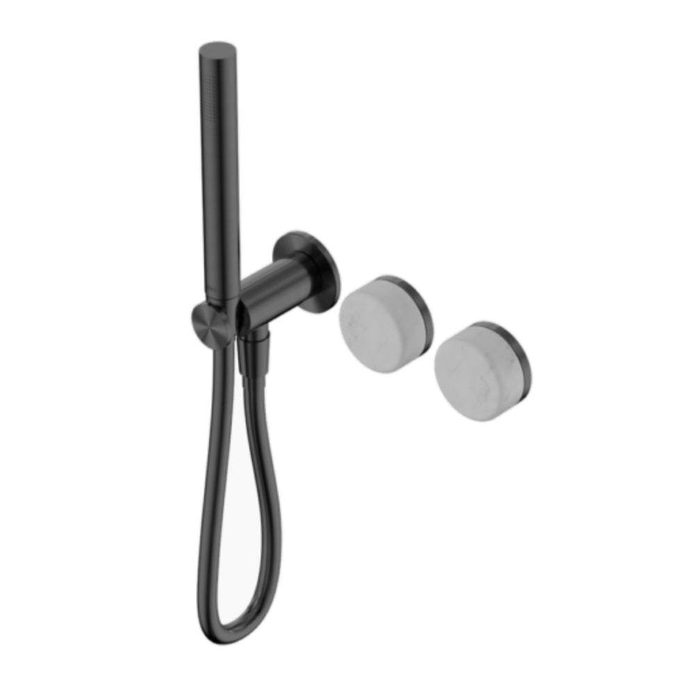Nero Serenity Progressive Shower System w/ Carrara Handle And Slim Shower Gunmetal 24E019GM