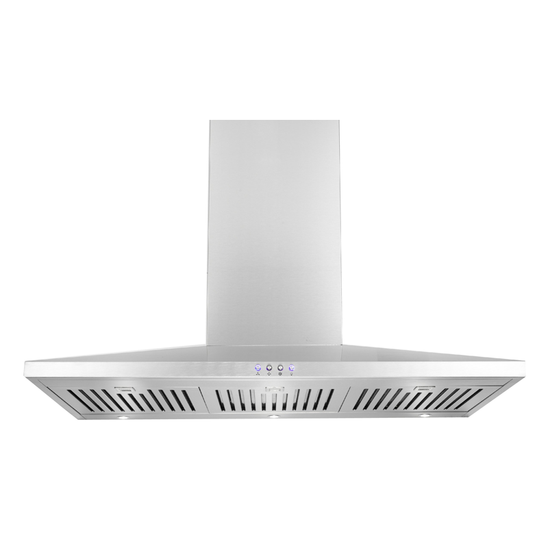 Glem Gqa90Sc 90Cm Quietair Canopy Rangehood Off Board Motor Rangehoods