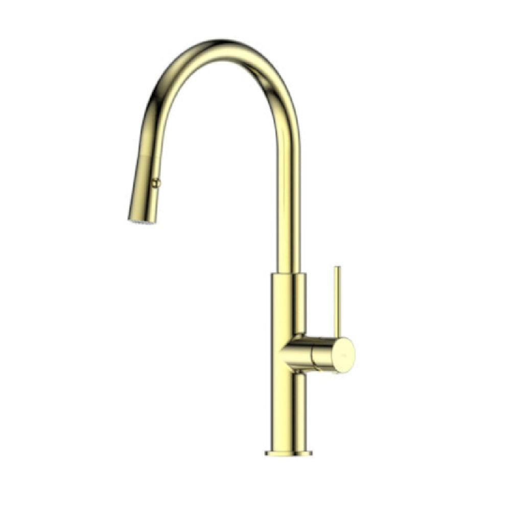 Greens Maci Pull Down Sink Mixer, PVD Brushed Brass, LF21202542BB